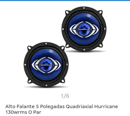 ALTO FALANTE 5 POLEGADAS QUADIAXIAL HURRICANE